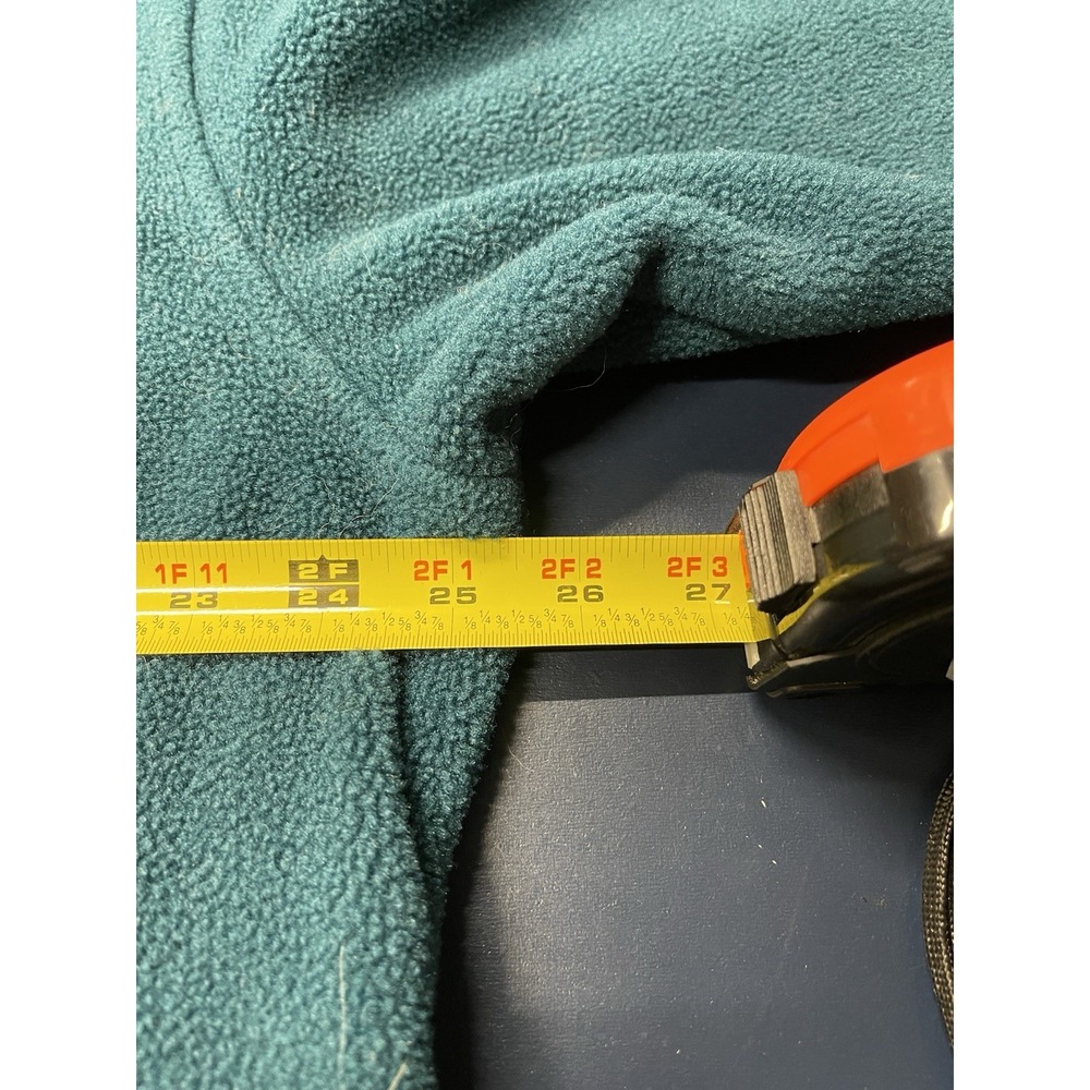 Vintage Swingster Teal Fleece 1/4 Zip Pullover L DeKuyper - Picture 7 of 7